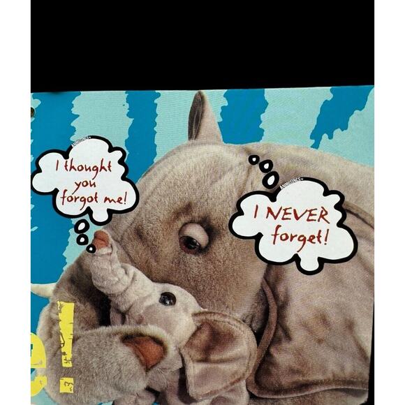 Animal Planet Elephants Wrinkle & Baby Sprinkle Plush 18" Stuffed Animal New Vtg - Picture 16 of 16